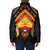 Papua New Guinea Independence Day Padded Jacket Tribal Mask - Polynesian Pride