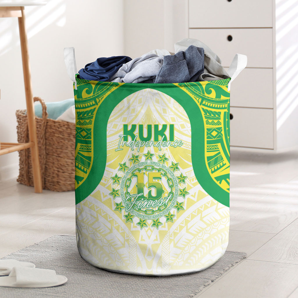 Kuki Independence 2026 Laundry Basket Cook Islands 15 Finest White Version