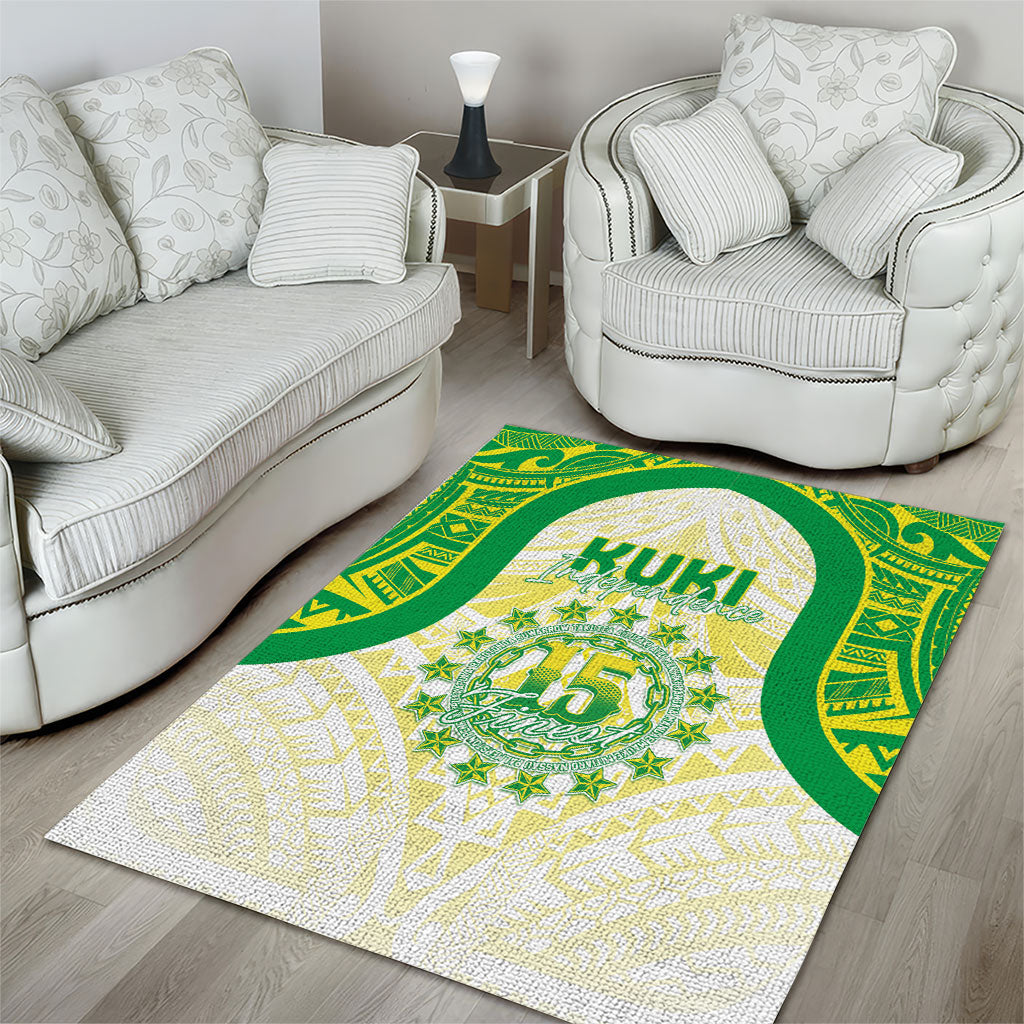 Kuki Independence 2026 Area Rug Cook Islands 15 Finest White Version