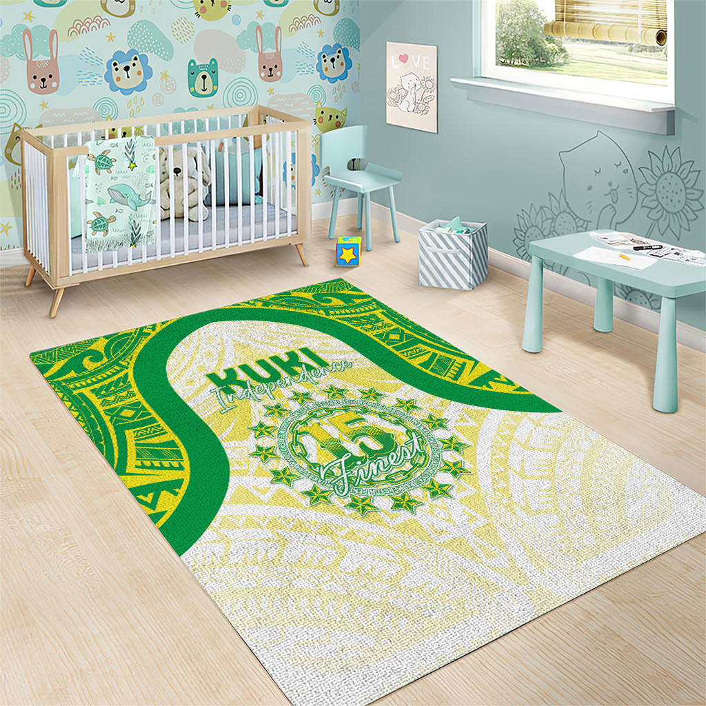 Kuki Independence 2026 Area Rug Cook Islands 15 Finest White Version