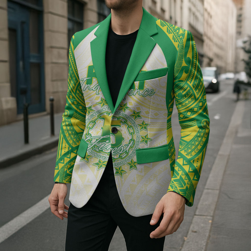 Kuki Independence 2026 Blazer Cook Islands 15 Finest White Version