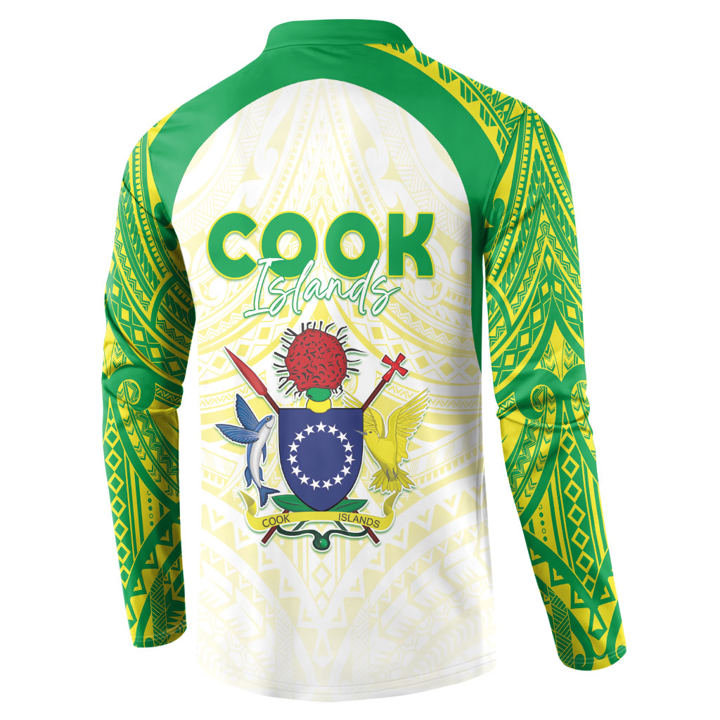 Kuki Independence 2026 Button Sweatshirt Cook Islands 15 Finest White Version