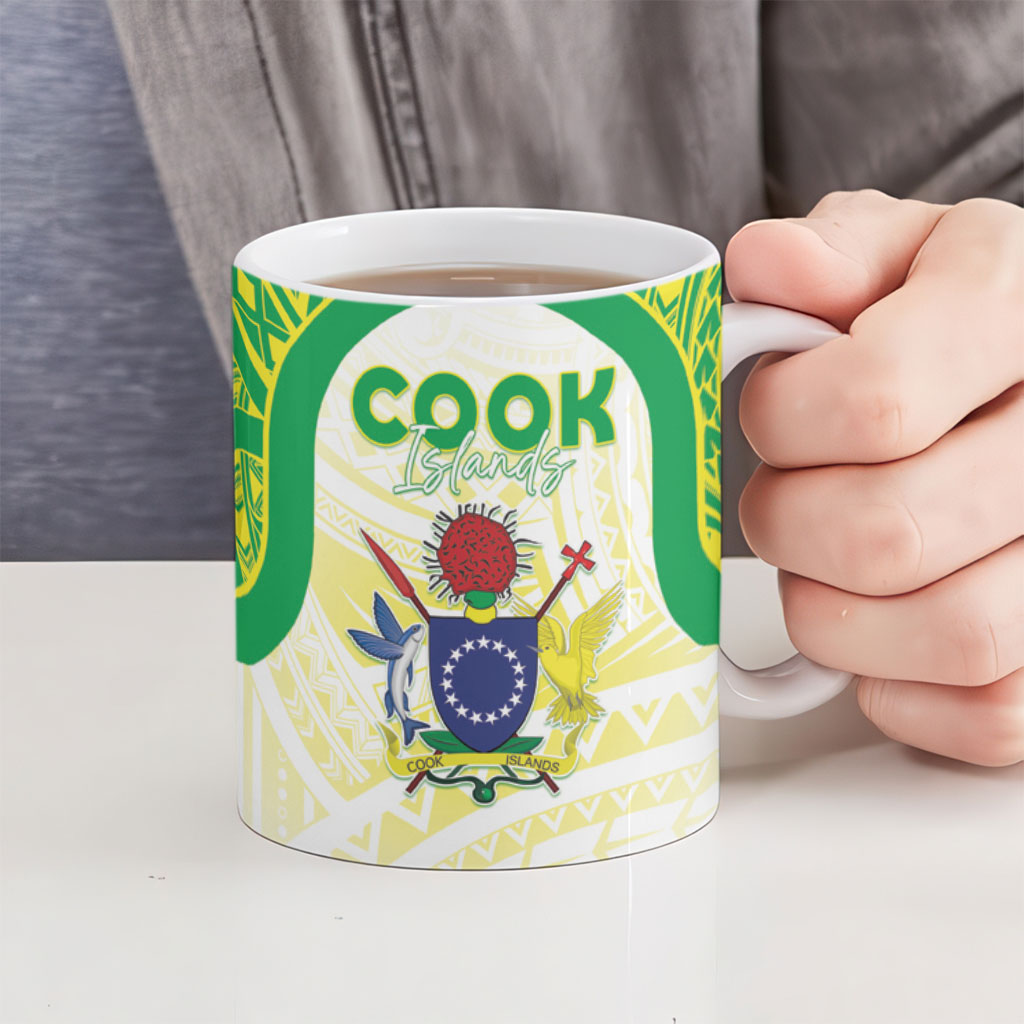 Kuki Independence 2026 Ceramic Mug Cook Islands 15 Finest White Version