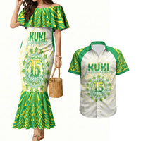 Kuki Independence 2026 Couples Matching Mermaid Dress and Hawaiian Shirt Cook Islands 15 Finest White Version