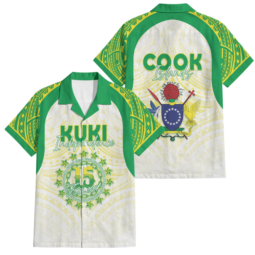 Kuki Independence 2026 Family Matching Off Shoulder Short Dress and Hawaiian Shirt Cook Islands 15 Finest White Version