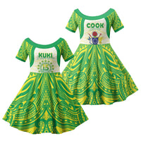 Kuki Independence 2026 Family Matching Puletasi and Hawaiian Shirt Cook Islands 15 Finest White Version