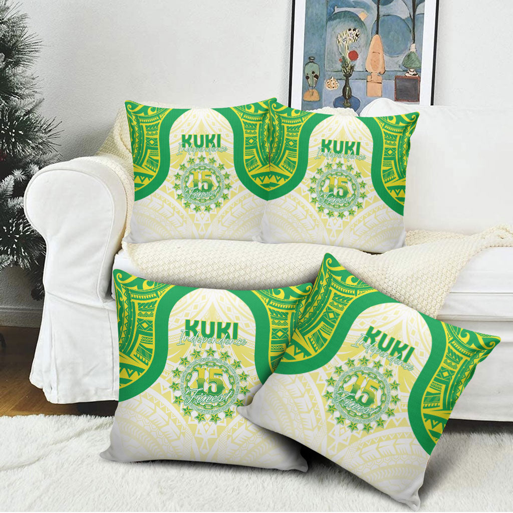 Kuki Independence 2026 Pillow Cover Cook Islands 15 Finest White Version