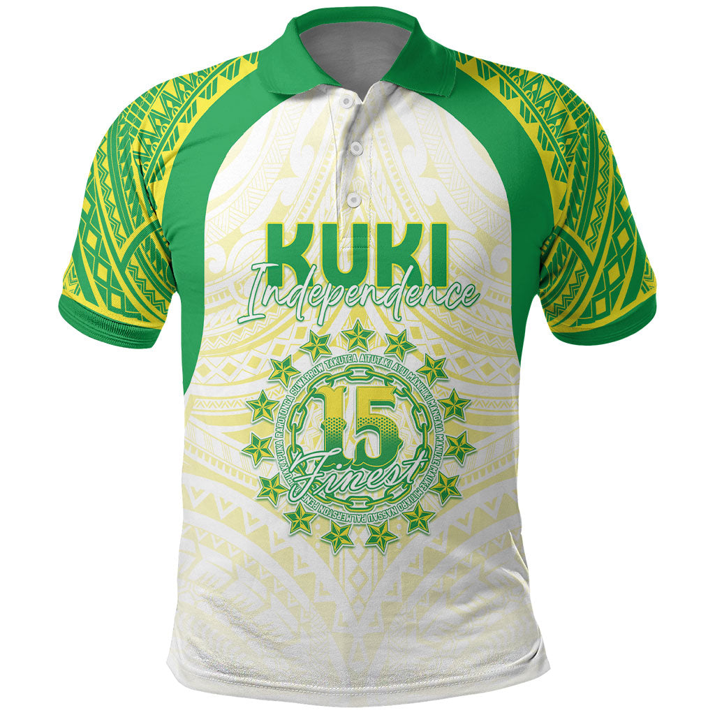 Kuki Independence 2026 Polo Shirt Cook Islands 15 Finest White Version