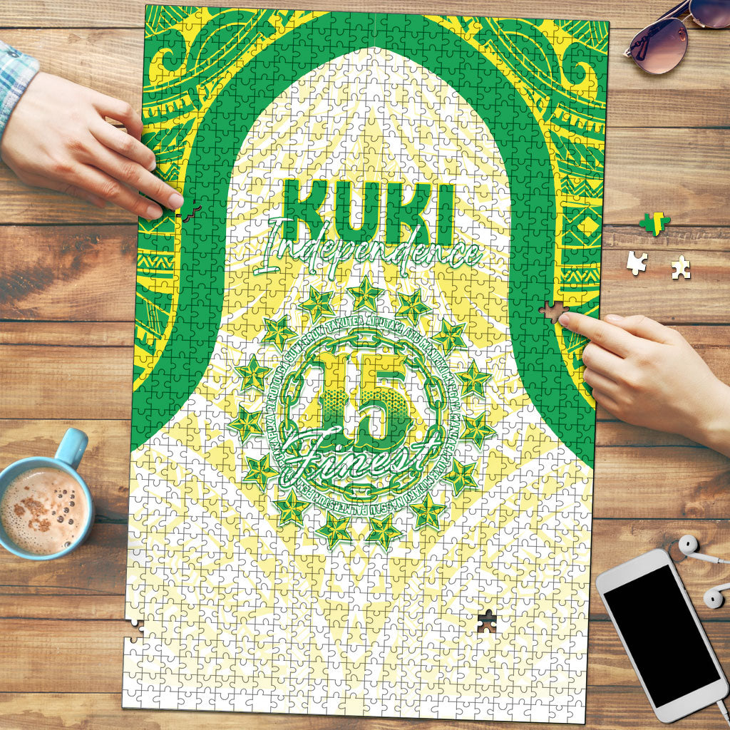 Kuki Independence 2026 Puzzle Cook Islands 15 Finest White Version
