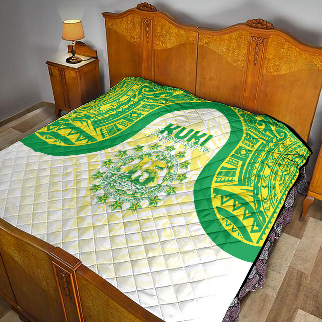 Kuki Independence 2026 Quilt Cook Islands 15 Finest White Version