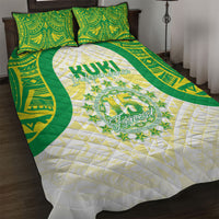 Kuki Independence 2026 Quilt Bed Set Cook Islands 15 Finest White Version