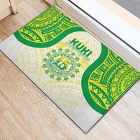 Kuki Independence 2026 Rubber Doormat Cook Islands 15 Finest White Version