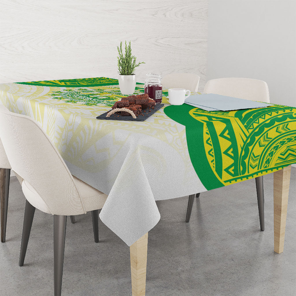 Kuki Independence 2026 Tablecloth Cook Islands 15 Finest White Version