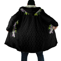 Hawaii Statehood Day Cloak Kakau Pattern With Maile Pikake Honohono Lei