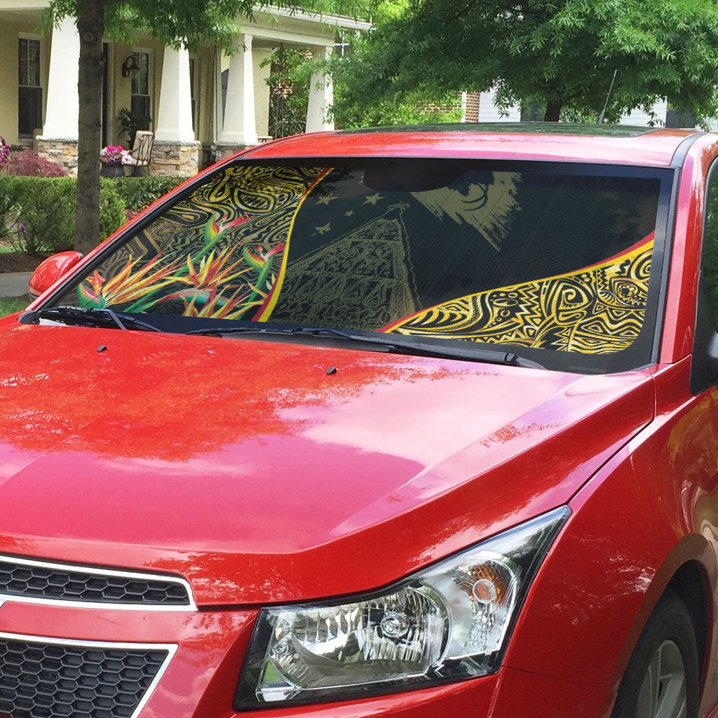 Papua New Guinea Hapi De Bilong Indipendens Auto Sun Shade Special Style