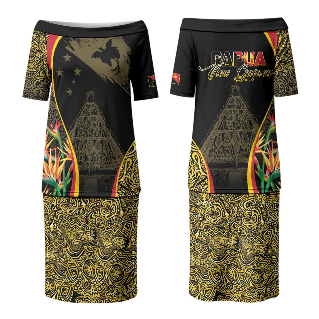 Papua New Guinea Hapi De Bilong Indipendens Couples Matching Puletasi and Hawaiian Shirt Special Style