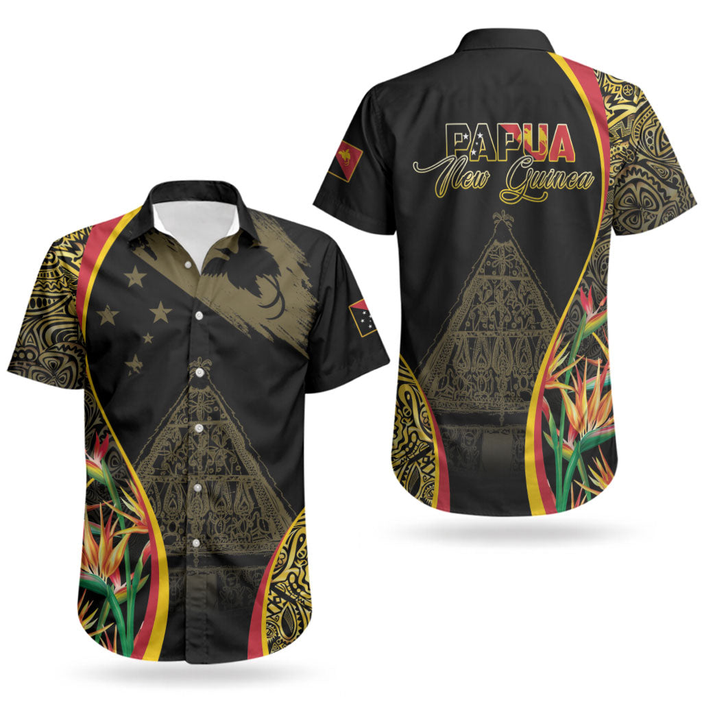 Papua New Guinea Hapi De Bilong Indipendens Couples Matching Short Sleeve Bodycon Dress and Hawaiian Shirt Special Style