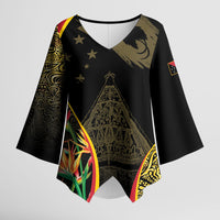 Papua New Guinea Hapi De Bilong Indipendens Kimono Sleeve Blouse Special Style