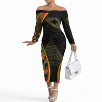 Papua New Guinea Hapi De Bilong Indipendens Off The Shoulder Long Sleeve Dress Special Style