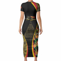 Papua New Guinea Hapi De Bilong Indipendens Short Sleeve Bodycon Dress Special Style