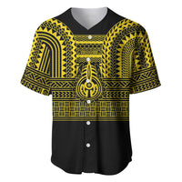Philippines Filipinos Baseball Jersey Igorot Tribal Pattern Black