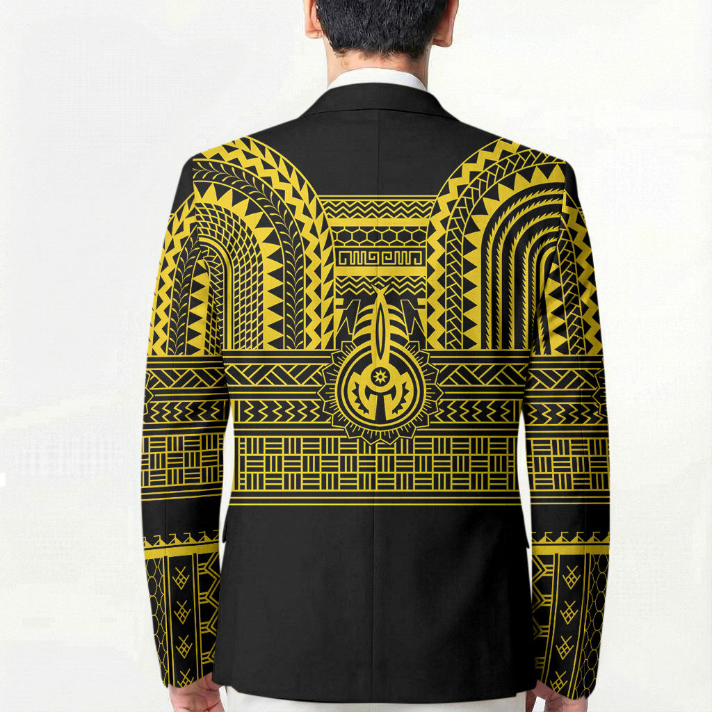 Philippines Filipinos Blazer Igorot Tribal Pattern Black