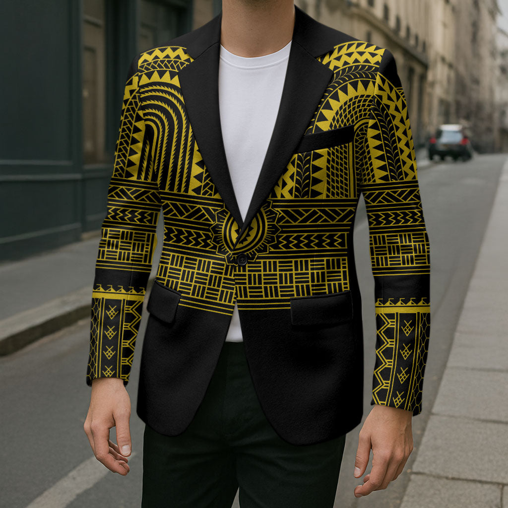 Philippines Filipinos Blazer Igorot Tribal Pattern Black