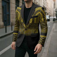 Philippines Filipinos Blazer Igorot Tribal Pattern Black
