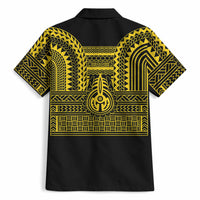Philippines Filipinos Hawaiian Shirt Igorot Tribal Pattern Black
