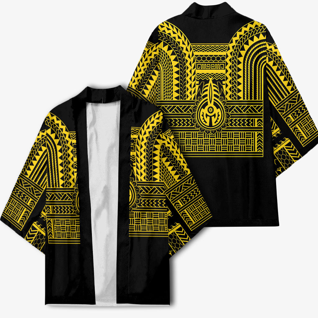 Philippines Filipinos Kimono Igorot Tribal Pattern Black
