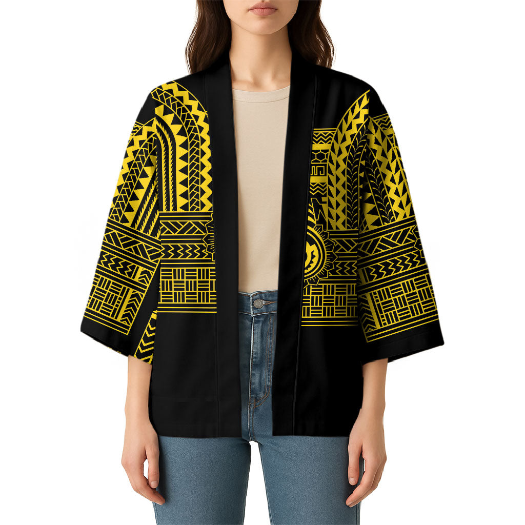 Philippines Filipinos Kimono Igorot Tribal Pattern Black