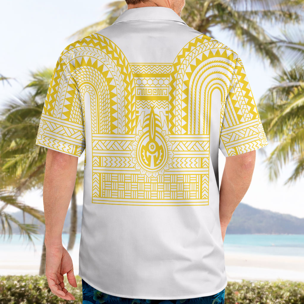 Philippines Filipinos Hawaiian Shirt Igorot Tribal Pattern White