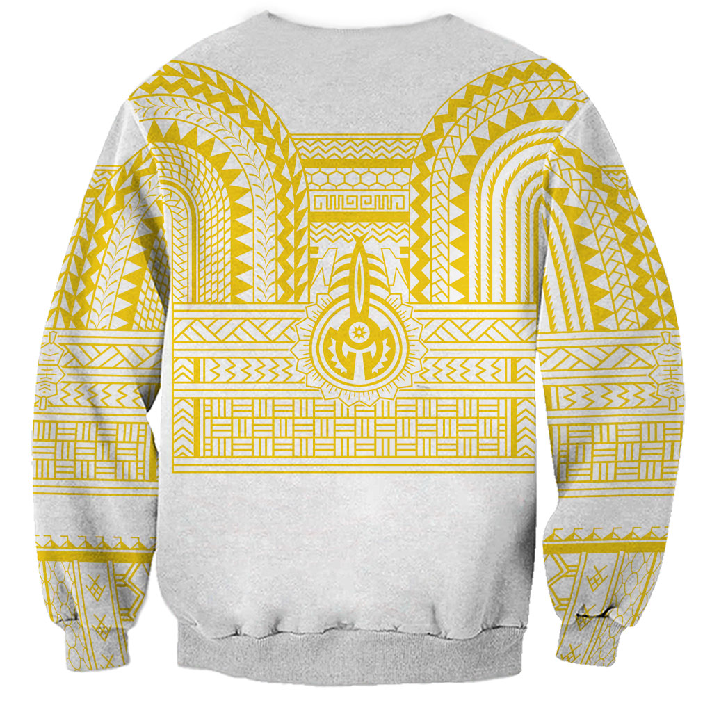 Philippines Filipinos Sweatshirt Igorot Tribal Pattern White