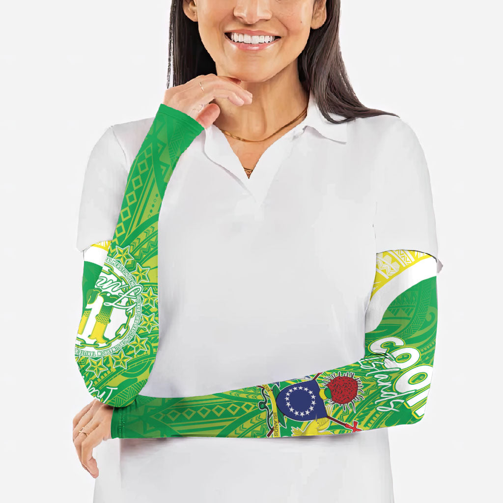 Kuki Independence 2026 Arm Sleeves Cook Islands 15 Finest Green Version