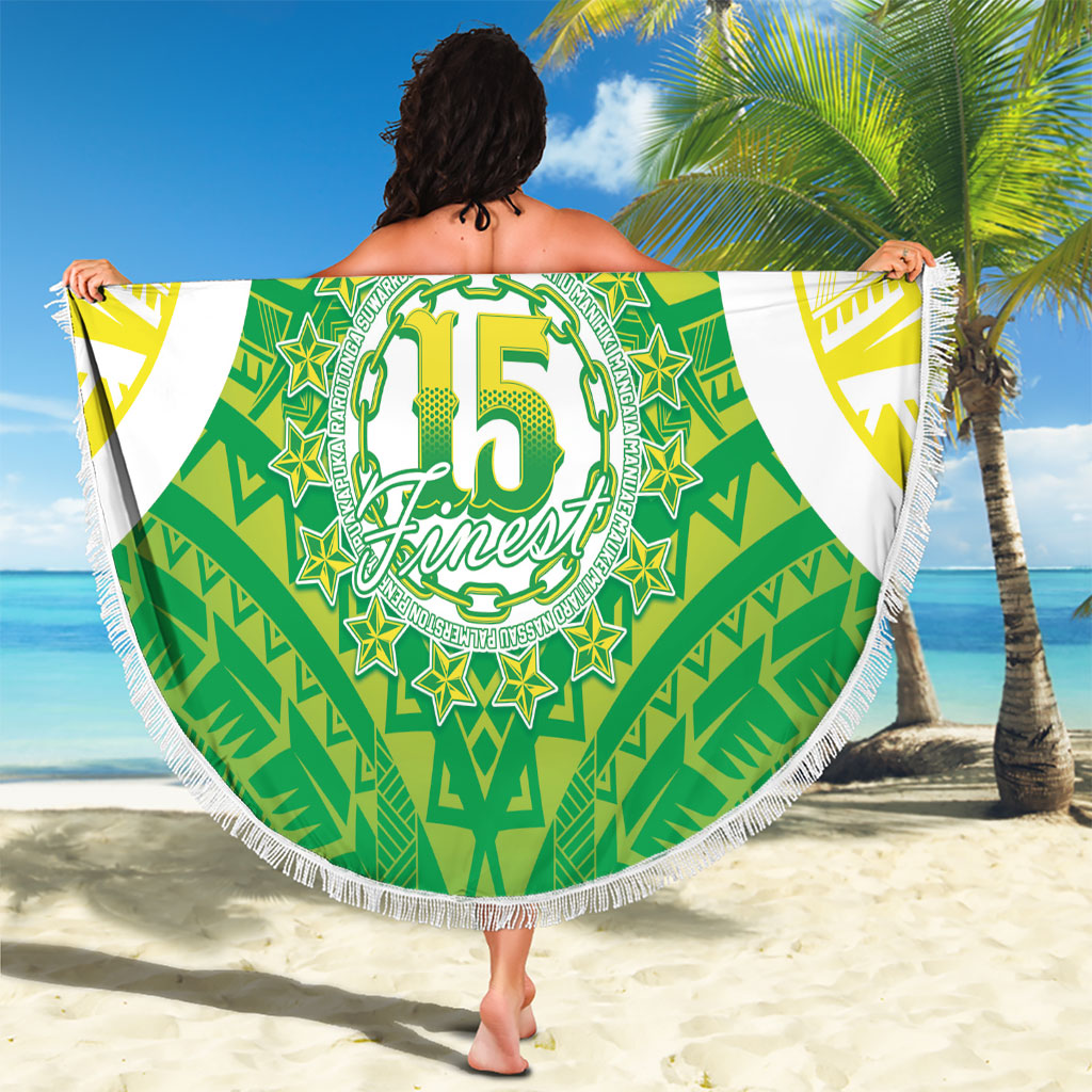 Kuki Independence 2026 Beach Blanket Cook Islands 15 Finest Green Version