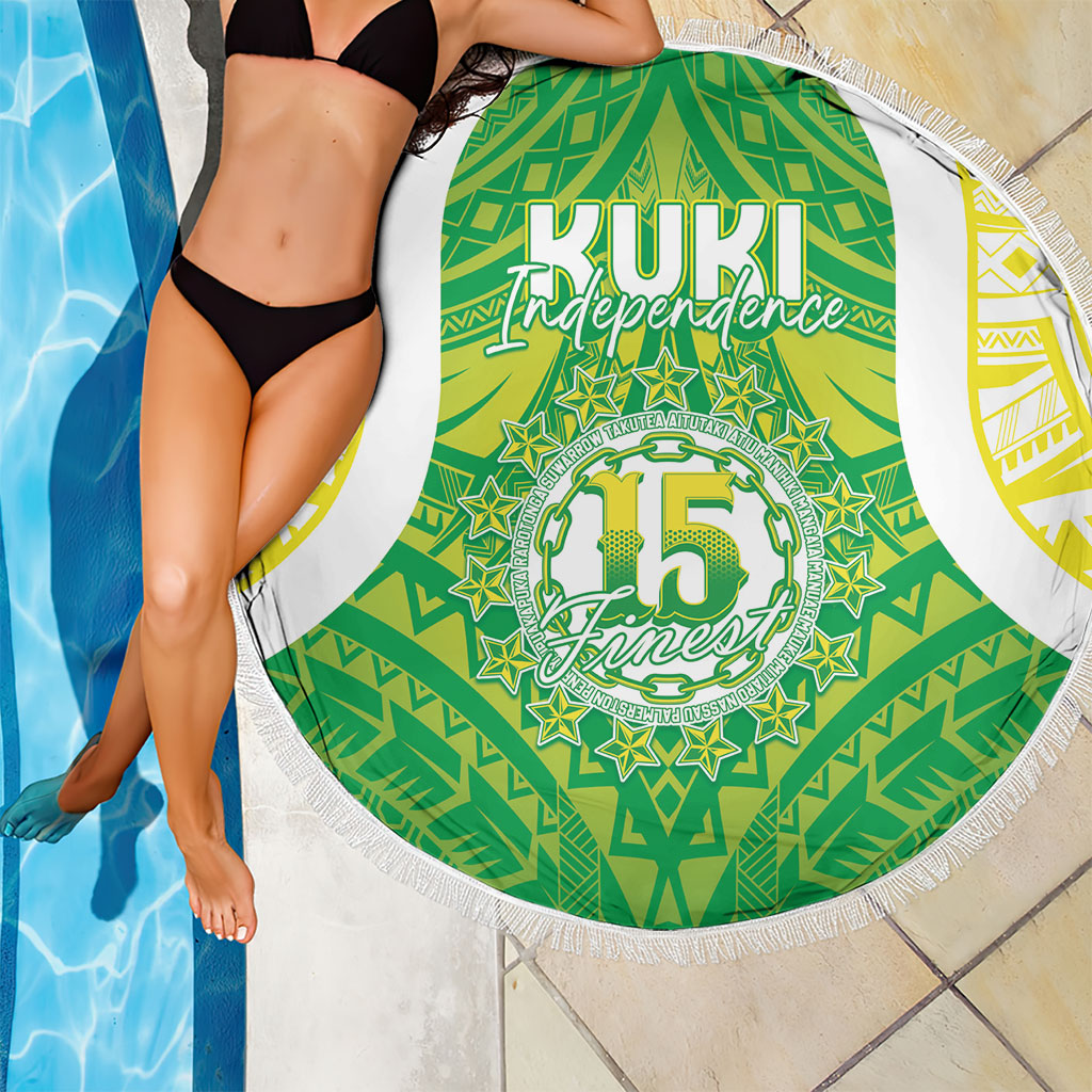 Kuki Independence 2026 Beach Blanket Cook Islands 15 Finest Green Version
