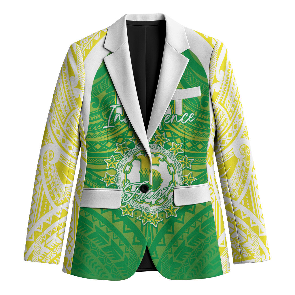 Kuki Independence 2026 Blazer Cook Islands 15 Finest Green Version