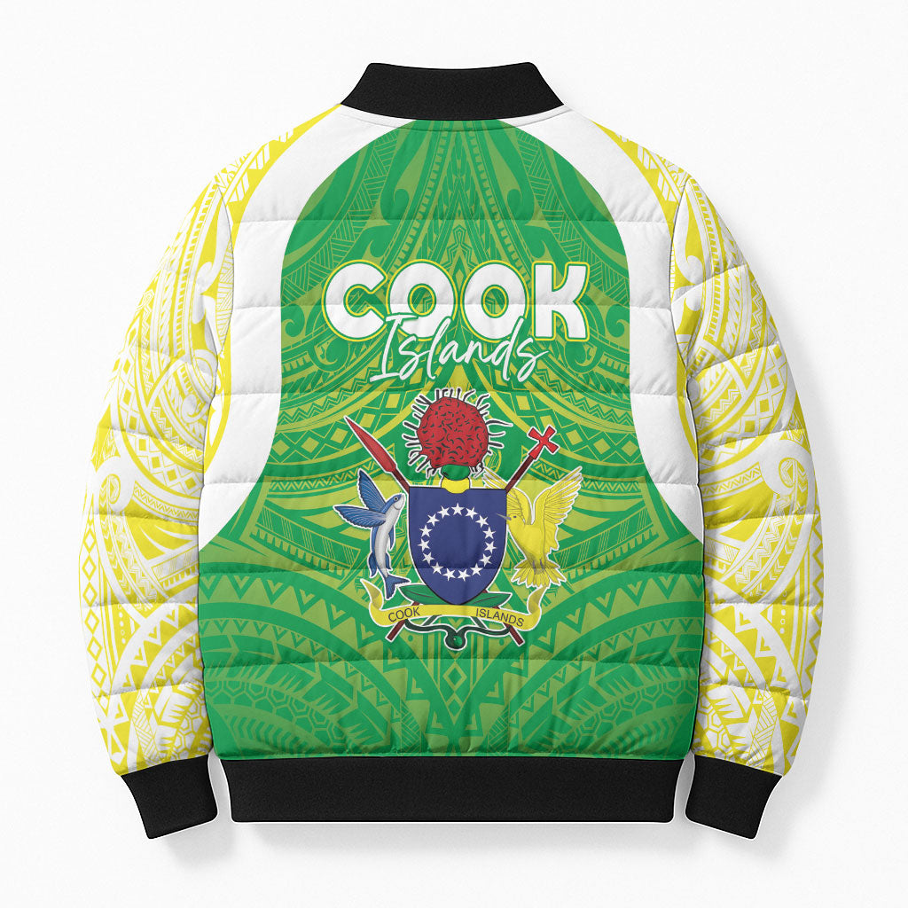 Kuki Independence 2026 Bomber Puffer Jacket Cook Islands 15 Finest Green Version
