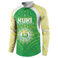 Kuki Independence 2026 Button Sweatshirt Cook Islands 15 Finest Green Version