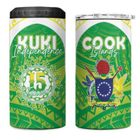 Kuki Independence 2026 4 in 1 Can Cooler Tumbler Cook Islands 15 Finest Green Version
