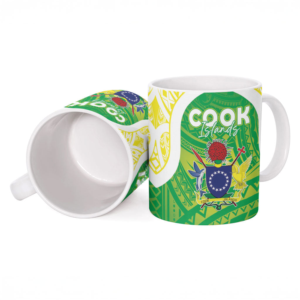 Kuki Independence 2026 Ceramic Mug Cook Islands 15 Finest Green Version