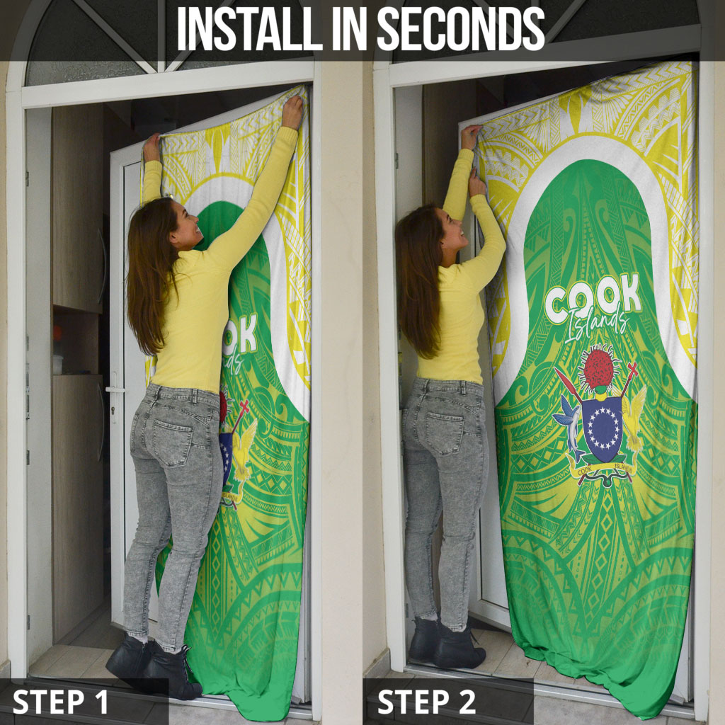 Kuki Independence 2026 Door Cover Cook Islands 15 Finest Green Version