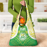 Kuki Independence 2026 Grocery Bag Cook Islands 15 Finest Green Version