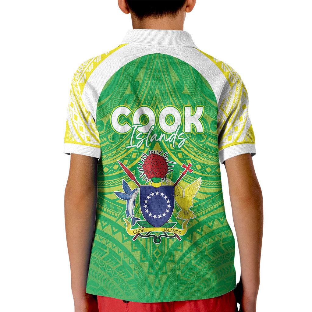 Kuki Independence 2026 Kid Polo Shirt Cook Islands 15 Finest Green Version