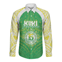 Kuki Independence 2026 Long Sleeve Button Shirt Cook Islands 15 Finest Green Version