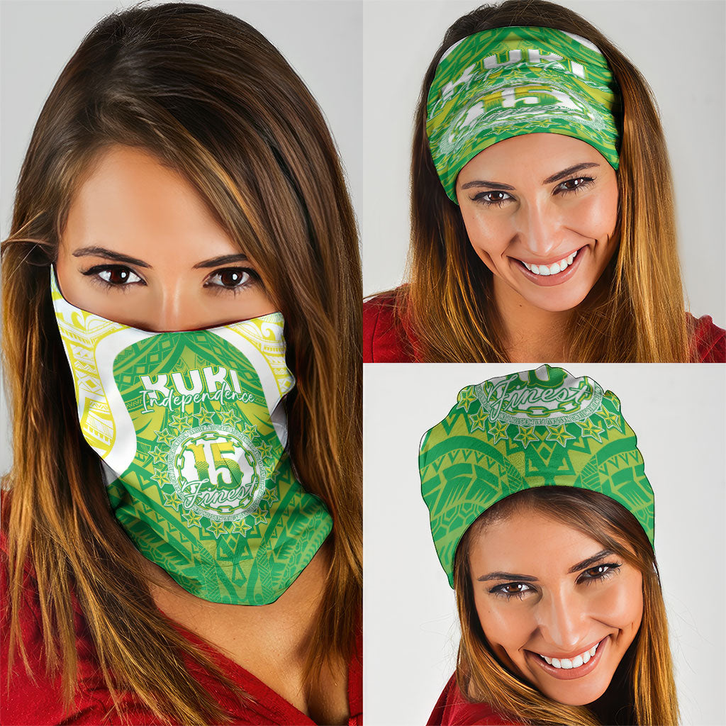 Kuki Independence 2026 Neck Gaiter Cook Islands 15 Finest Green Version