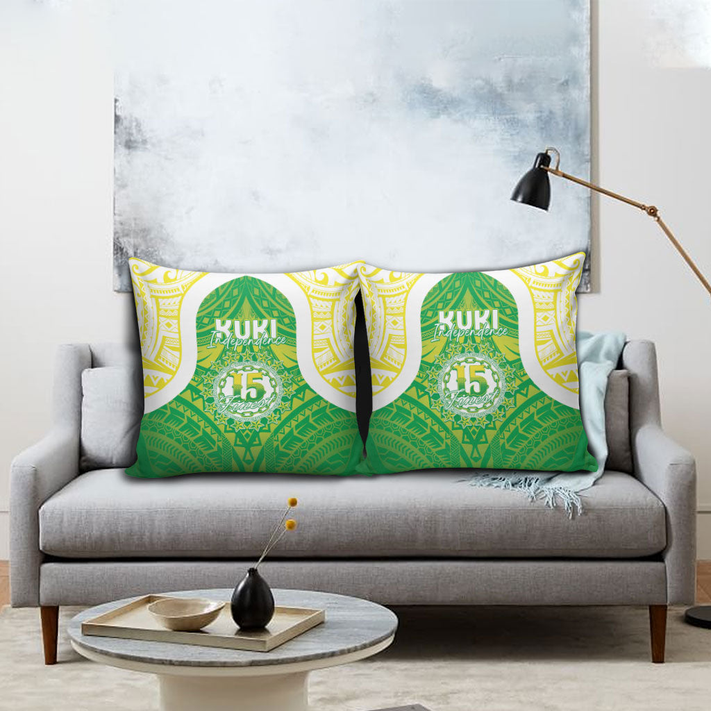 Kuki Independence 2026 Pillow Cover Cook Islands 15 Finest Green Version