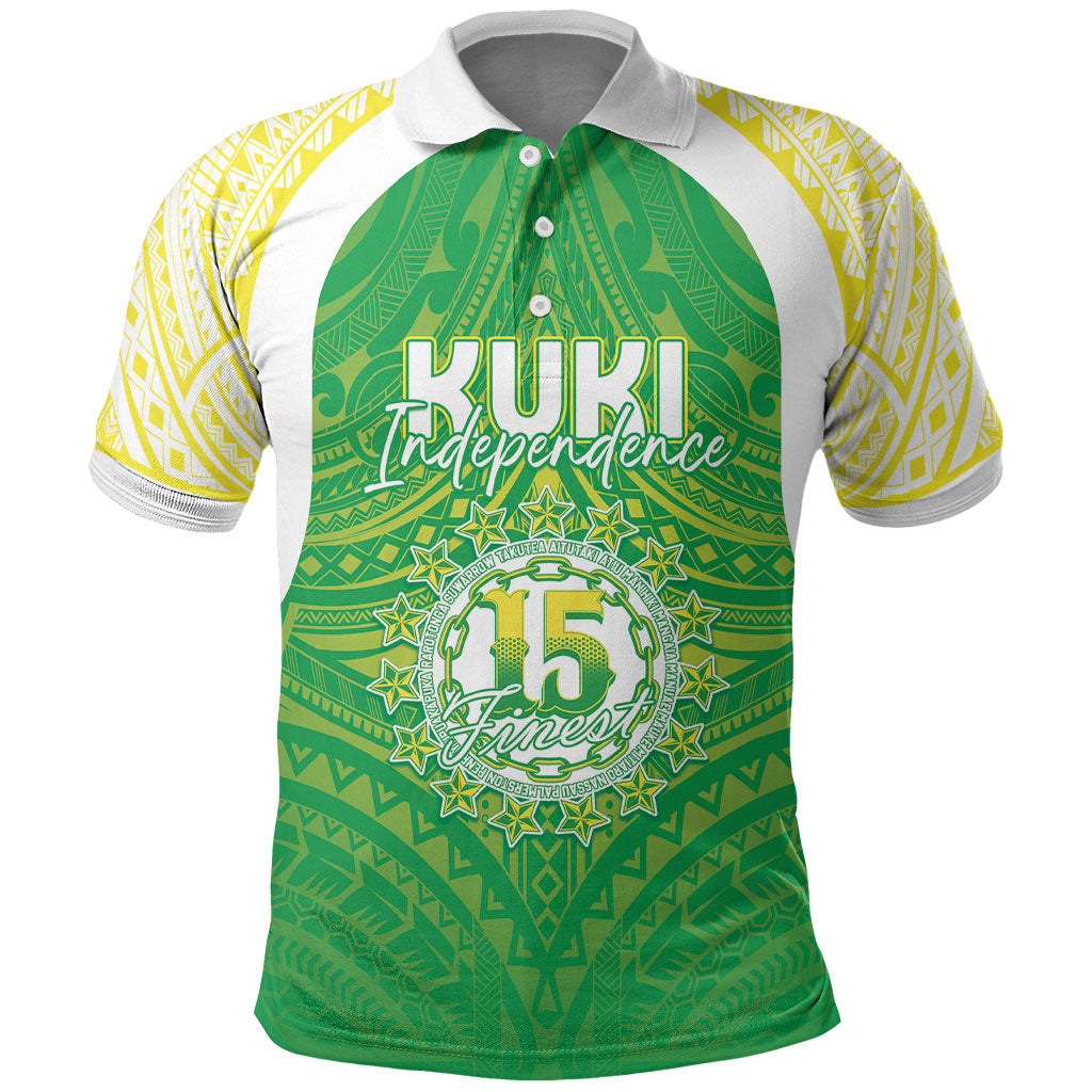 Kuki Independence 2026 Polo Shirt Cook Islands 15 Finest Green Version