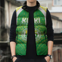 Kuki Independence 2026 Sleeveless Puffer Jacket Cook Islands 15 Finest Green Version