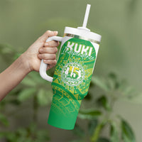 Kuki Independence 2026 Tumbler With Handle Cook Islands 15 Finest Green Version